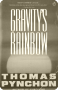 Вокладка „Gravity's Rainbow” у выданьні „Penguin Books”
